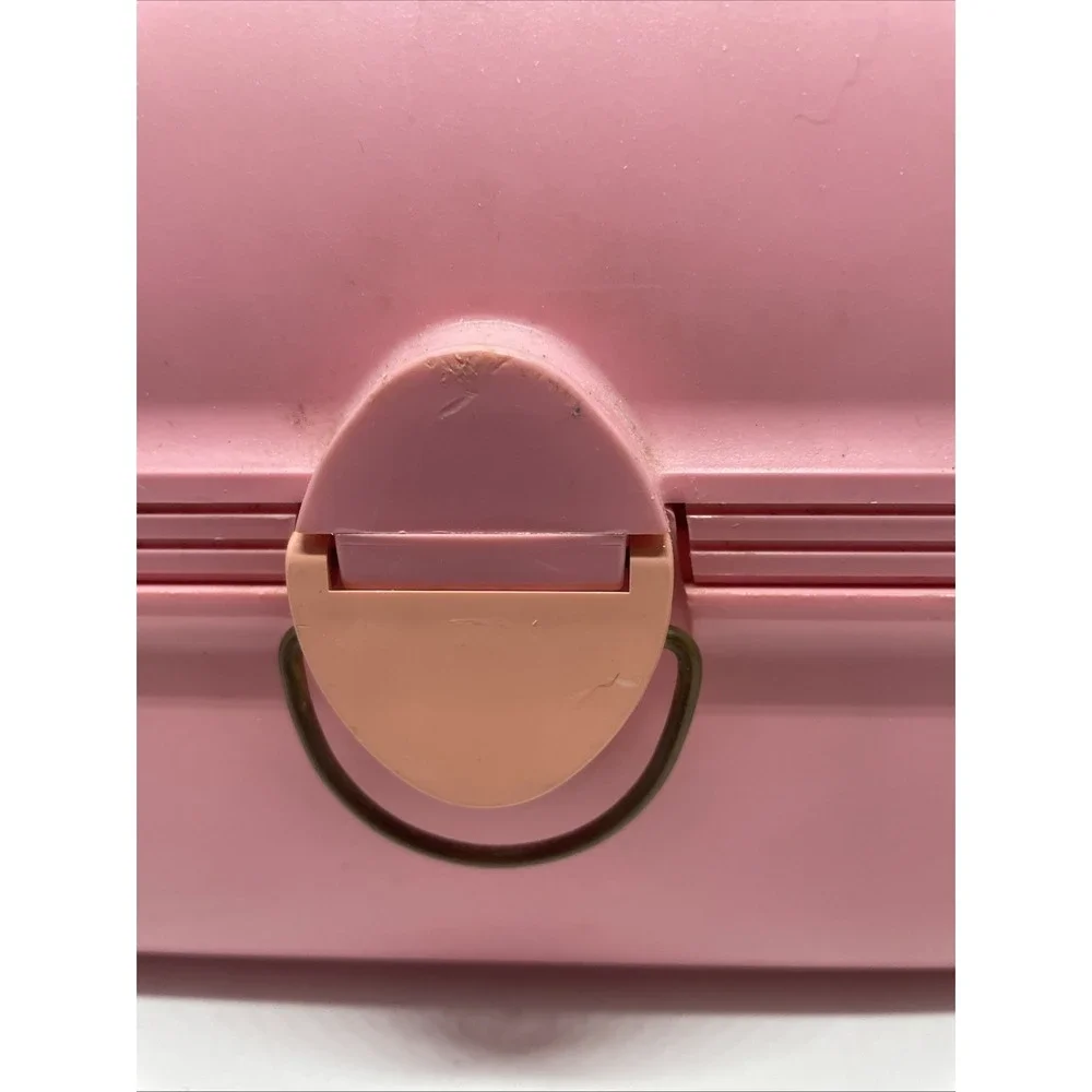 Vintage Pink Caboodles Makeup Jewelry Carrying Case #2425 Jewelry‎ Organizer